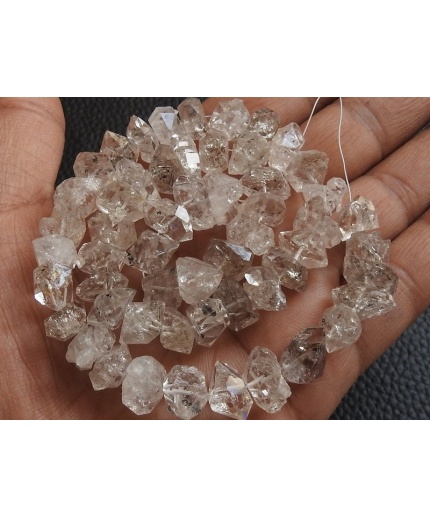 Herkimer Diamond Natural Crystal Rough Beads,Nuggets,Uncut,Minerals Stone,Wholesale Price,New Arrival,16Inch Strand RB4 | Save 33% - Rajasthan Living 3