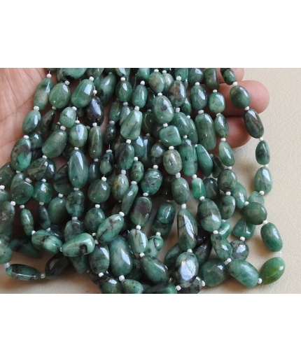 Emerald Smooth Tumble,Nuggets,12Inch 15X10To6X5MM Approx,100% Natural,Wholesale Price,New Arrival TU1 | Save 33% - Rajasthan Living