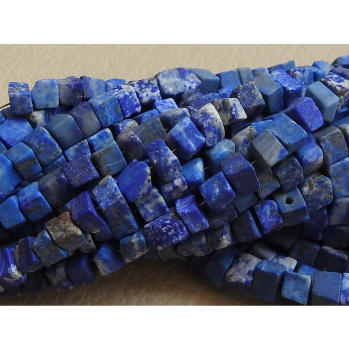 Lapis Lazuli Smooth Cube,Handmade,Box Shape Bead,Matte Polished,Bead,Wholesaler,Supplies 12Inch Strand 100%Natural CB2 | Save 33% - Rajasthan Living 5