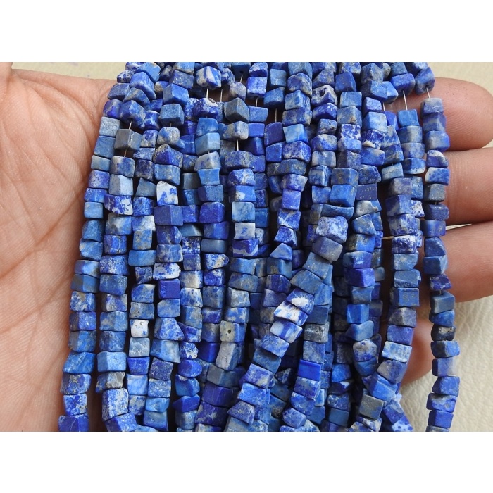 Lapis Lazuli Smooth Cube,Handmade,Box Shape Bead,Matte Polished,Bead,Wholesaler,Supplies 12Inch Strand 100%Natural CB2 | Save 33% - Rajasthan Living 6