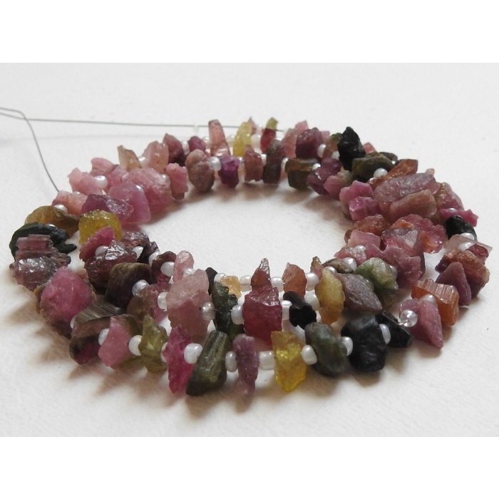 Multi Tourmaline Rough Bead,Anklets,Chip,Nugget,Wholesale Price,New Arrival,16Inch Strand 6X7To4X5MM Approx,RB2 | Save 33% - Rajasthan Living 11