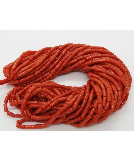 Natural Red Coral Smooth Tubes,Drum,Cylinder,Loose Beads,Necklace,For Making Jewelry,16Inch Strand,Wholesaler,Supplies BK(CR2) | Save 33% - Rajasthan Living