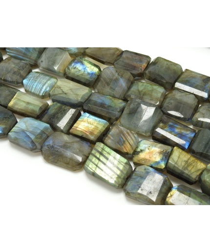 Labradorite Faceted Flat Tumble,Multi Fire,Gemstone Nugget,Handmade,Loose Stone,Spectrolite 10 Piece 20X15To15X12MM Approx 100%Natural TU2 | Save 33% - Rajasthan Living 3