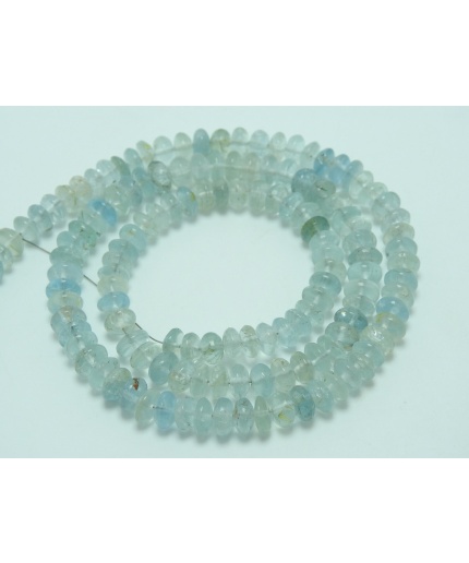 100%Natural,Aquamarine Smooth Roundel Beads,Handmade,Loose Stone,For Making Jewelry,Wholesale Price,New Arrival B1 | Save 33% - Rajasthan Living 3