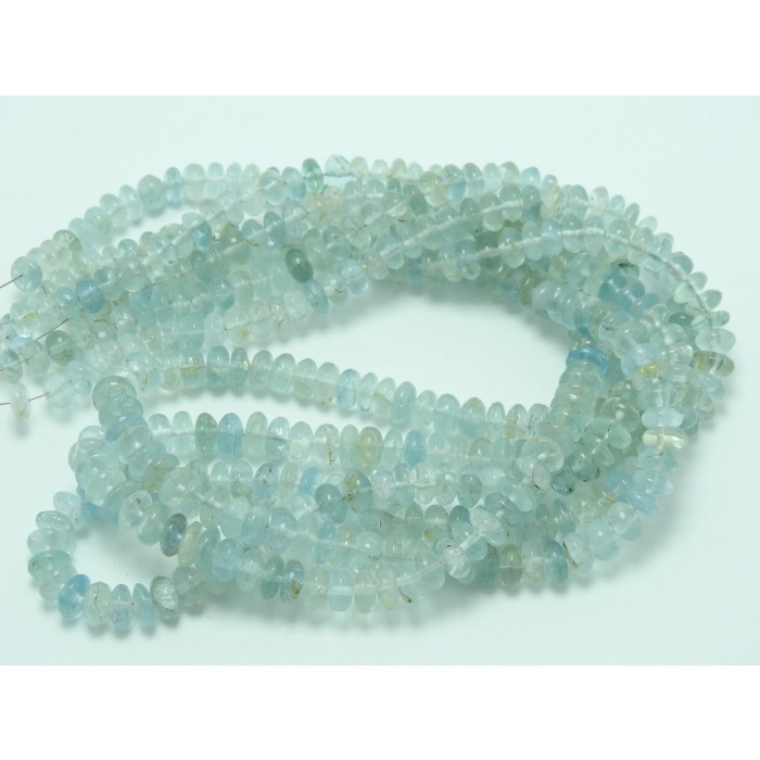 100%Natural,Aquamarine Smooth Roundel Beads,Handmade,Loose Stone,For Making Jewelry,Wholesale Price,New Arrival B1 | Save 33% - Rajasthan Living 10