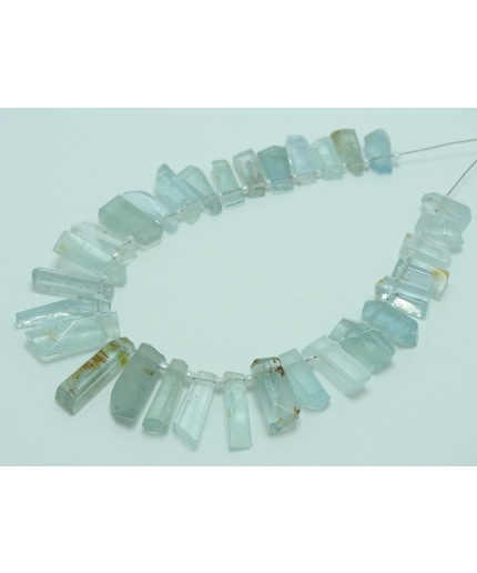 100%Natural,Aquamarine Faceted Fancy Shape,Briolette,Tumble,Nugget,8Inch 19X8To10X9MM Approx,Wholesaler,Supplies BR4 | Save 33% - Rajasthan Living 3