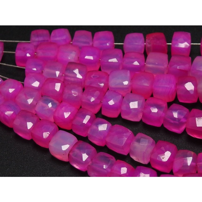 Rubilite Hot Pink Chalcedony Cube,Box,Cuboid Shape Beads,Faceted,Wholesaler,Supplies,New Arrivals 7Inch (pme)CB2 | Save 33% - Rajasthan Living 6