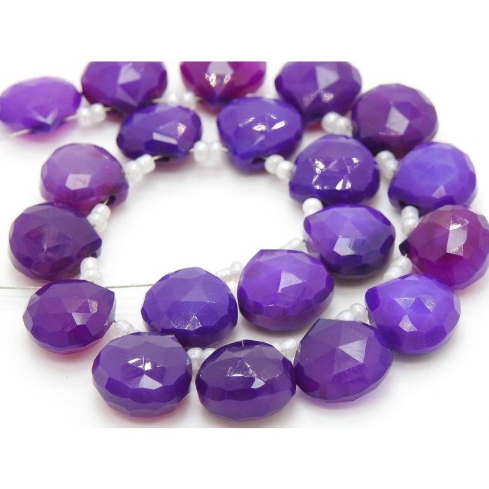 11X11MM Pair,Purple Chalcedony Faceted Hearts,Teardrop,Drop,Earrings,Bead,Wholesale Price,New Arrival PME-CY3 | Save 33% - Rajasthan Living 5