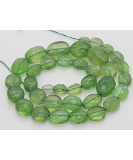 Green Fluorite Smooth Tumble,Nuggets,Oval Cut,Handmade Bead,Loose Stone,For Making Jewelry 100%Natural 12Inch 12X9To6X5MM PME-TU5Approx | Save 33% - Rajasthan Living 5