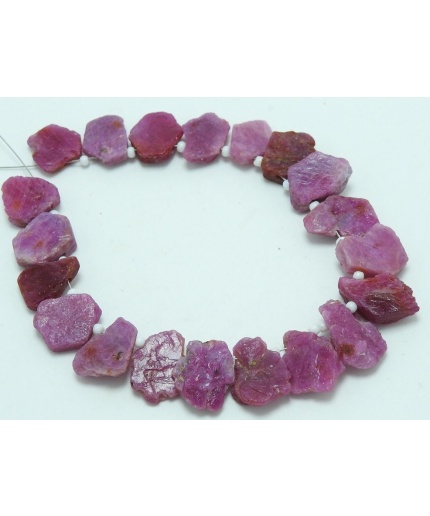 African Ruby Natural Rough Slice,Slab,Stick,Loose Raw,Anklet,Crystals,Minerals,8Inch 14X10To11X10MM Approx R4 | Save 33% - Rajasthan Living 3