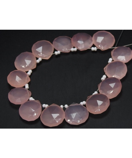 14X14MM Pair,Pink Rose Chalcedony Faceted Hearts,Teardrop,Drop,Good Quality,Wholesale Price,New Arrival PME-CY1 | Save 33% - Rajasthan Living 3