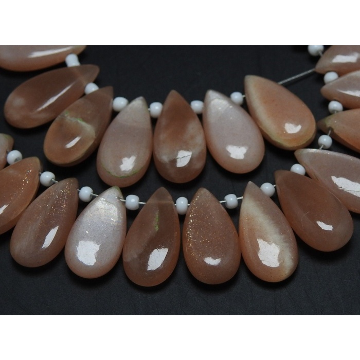 15X7MM Pair,Moonstone Smooth Teardrop,Drop,Earrings,Peach Color,Handmade,Loose Bead,For Making Jewelry,Wholesale Price,New Arrival PME-CY3 | Save 33% - Rajasthan Living 7