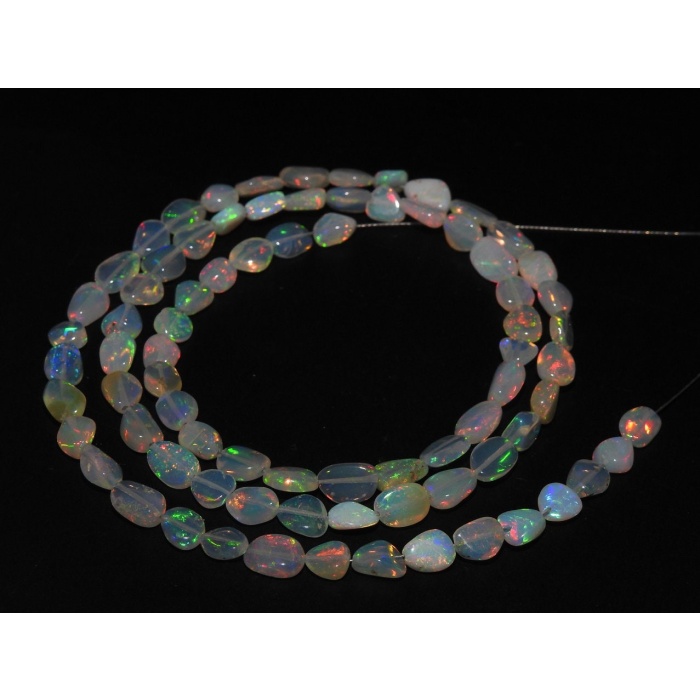 Ethiopian Opal Smooth Tumble,Nugget,Irregular Shape Bead,Loose Stone,Multi Flashy Fire,16Inch 5X3To4X3MM Approx,Wholesaler,Supplies PME-EO2 | Save 33% - Rajasthan Living 10