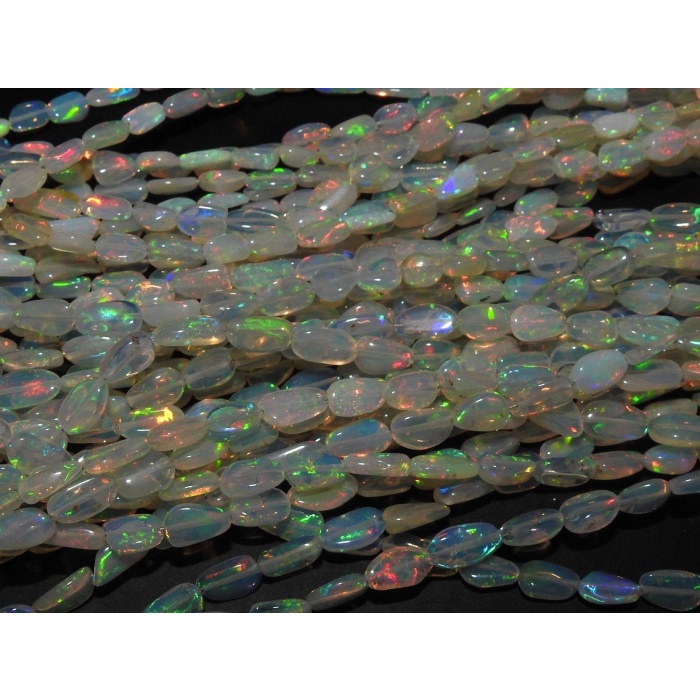 Ethiopian Opal Smooth Tumble,Nugget,Irregular Shape Bead,Loose Stone,Multi Flashy Fire,16Inch 5X3To4X3MM Approx,Wholesaler,Supplies PME-EO2 | Save 33% - Rajasthan Living 12