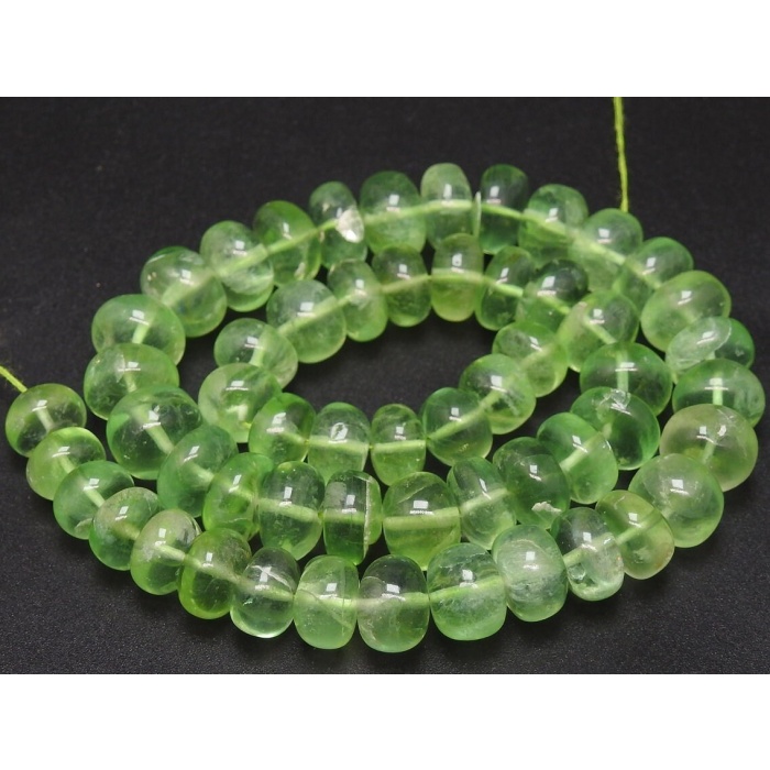 Green Fluorite Smooth Roundel Beads,Loose Stone,Handmade,Necklace,For Making Jewelry,Wholesaler,Supplies,New Arrivals 100%Natural (pme)B4 | Save 33% - Rajasthan Living 5