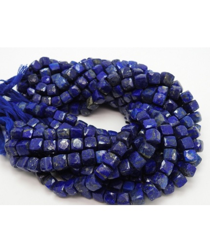 Lapis Lazuli Faceted Cube,Box,Cuboid Shape Beads,10Inch Strand 7X8MM Approx,Wholesaler,Supplies,100%Natural PME-CB2 | Save 33% - Rajasthan Living