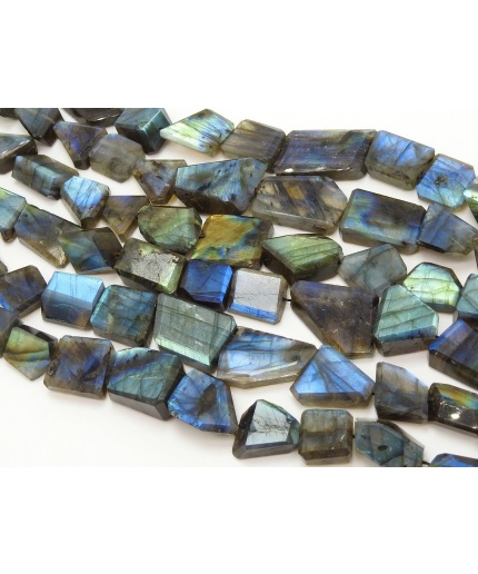 Natural Labradorite Faceted Tumble,Nuggets,Loose Stone,Multi Fire,14Inchs Strand 16X14To10X10MM Approx,Wholesaler,Supplies PME-TU2 | Save 33% - Rajasthan Living