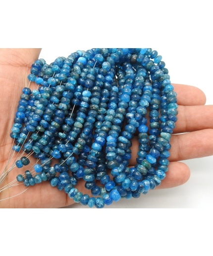 Neon Blue Apatite Smooth Roundel Bead,Handmade,Loose Stone,For Jewelry Making,Wholesaler,Supplies,New Arrivals 16Inch Strand 100%Natural B8 | Save 33% - Rajasthan Living