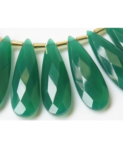 Green Onyx Faceted Teardrop,Drop,Earring Pair,Handmade,Loose Stone,For Making Jewelry,Wholesaler,Supplies,30X10MM Approx,PME-CY1 | Save 33% - Rajasthan Living