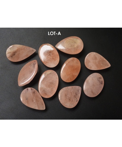 Morganite Faceted Cabochon Lot,Loose Stone,Aquamarine,Handmade,Peach Color,For Making Pendent,Jewelry Wholesaler,Supplies | Save 33% - Rajasthan Living 3