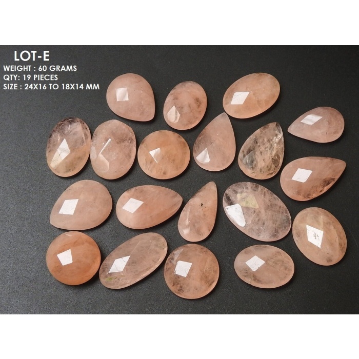 Morganite Faceted Cabochon Lot,Loose Stone,Aquamarine,Handmade,Peach Color,For Making Pendent,Jewelry Wholesaler,Supplies | Save 33% - Rajasthan Living 13