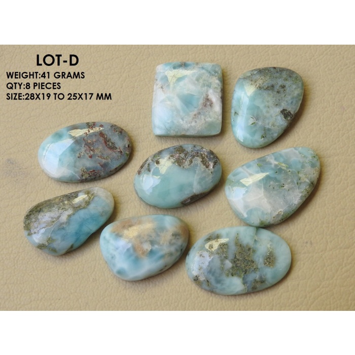 Larimar Smooth Cabochons Lot,Fancy,Gemstone,Loose Stone,Handmade,For Making Jewelry,Blue Color Wholesaler Supplies C2 | Save 33% - Rajasthan Living 11