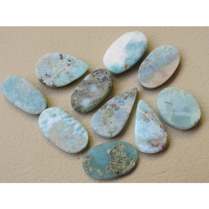 Larimar Smooth Cabochons Lot,Fancy,Gemstone,Loose Stone,Handmade,For Making Jewelry,Blue Color Wholesaler Supplies C2 | Save 33% - Rajasthan Living 14