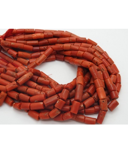 Natural Red Coral Smooth Tube,Drum,Cylinder Shape Beads,Handmade,Loose Stone,For Making Jewelry,Wholesaler,Supplies 100%Natural (bk)CR2 | Save 33% - Rajasthan Living 3