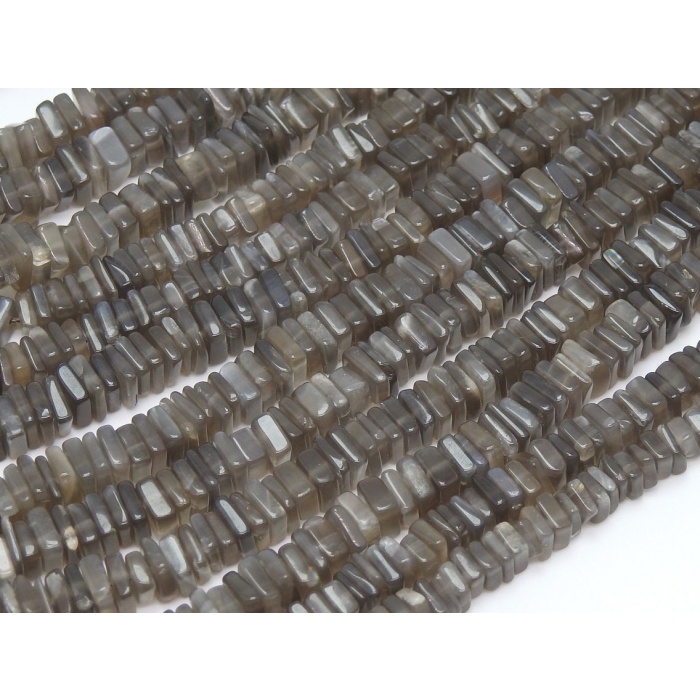 Gray Moonstone Smooth Heishi,Square,Cushion Shape Beads,16Inch Strand, Wholesale Price,New Arrival PME(H1) | Save 33% - Rajasthan Living 7