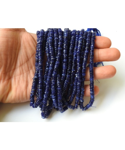 Natural Sodalite Smooth Tyre,Button,Coin,Wheel Shape Beads 16 Inch 5MM Approx Wholesale Price New Arrival (Pme) T2 | Save 33% - Rajasthan Living