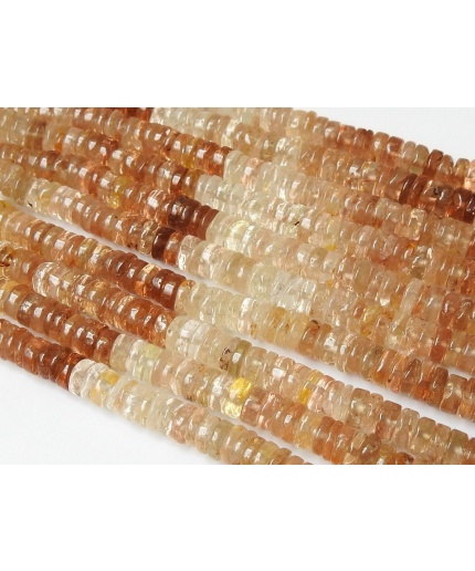 Imperial Topaz Smooth Tyres,Coin,Button Shape Bead,Multi Shaded,Loose Stone,Handmade,For Jewelry Makers,16Inch Strand,100%Natural PME-T2 | Save 33% - Rajasthan Living 3