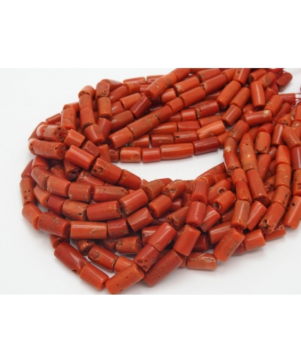 Natural Red Coral Smooth Tube,Drum,Cylinder Shape Beads,Handmade,Loose Stone,For Making Jewelry,Wholesaler,Supplies 100%Natural (bk)CR2 | Save 33% - Rajasthan Living