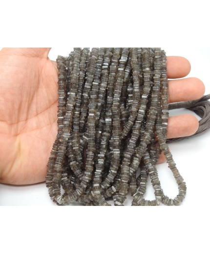 Gray Moonstone Smooth Heishi,Square,Cushion Shape Beads,16Inch Strand, Wholesale Price,New Arrival PME(H1) | Save 33% - Rajasthan Living 3