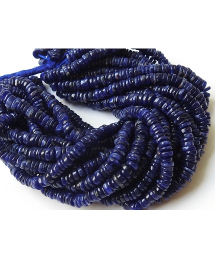 Natural Sodalite Smooth Tyre,Button,Coin,Wheel Shape Beads 16 Inch 5MM Approx Wholesale Price New Arrival (Pme) T2 | Save 33% - Rajasthan Living 3