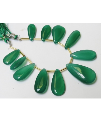 Natural Green Onyx Smooth Teardrops,Drop,Loose Stone,Handmade,For Making Jewelry,Wholesale Price,New Arrival (pme) CY1 | Save 33% - Rajasthan Living 3