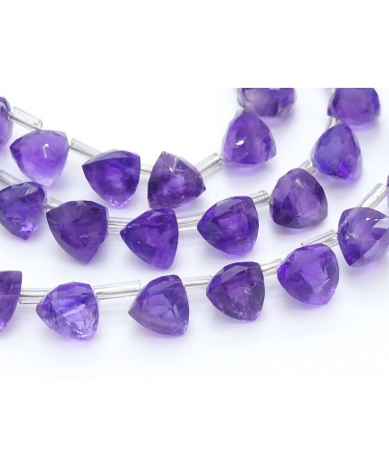 Amethyst Micro Faceted Trillions,Loose Stone,Briolettes,10Pieces Strand 7X7MM Approx,Wholesaler,Supplies,New Arrival,100%Natural PME-BR6 | Save 33% - Rajasthan Living 3