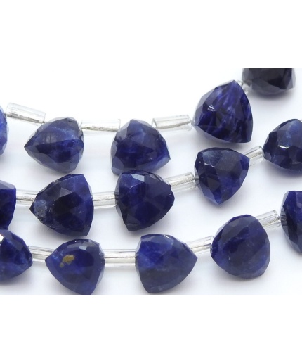 Natural Sodalite Micro Faceted Trillions,Briolettes,Loose Stone,Handmade,For Making Jewelry,10Piece Strand 6X6To5X5MM Approx PME-BR9 | Save 33% - Rajasthan Living 3