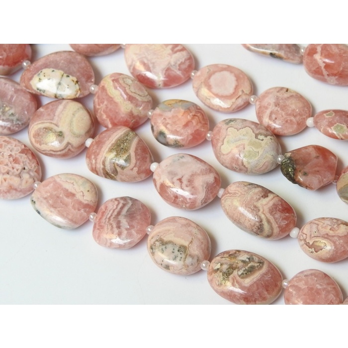 Rhodochrosite Smooth Tumble,Nugget,12Inch Strand 16X14To10X7MM Approx,Wholesale Price,New Arrival,100%Natural | Save 33% - Rajasthan Living 10