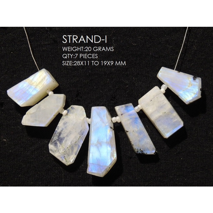 Natural White Rainbow Moonstone Briolette,Faceted,Fancy Shape,Multi Fire,For Making Jewelry,Wholesale Price,New Arrival BR2 | Save 33% - Rajasthan Living 13