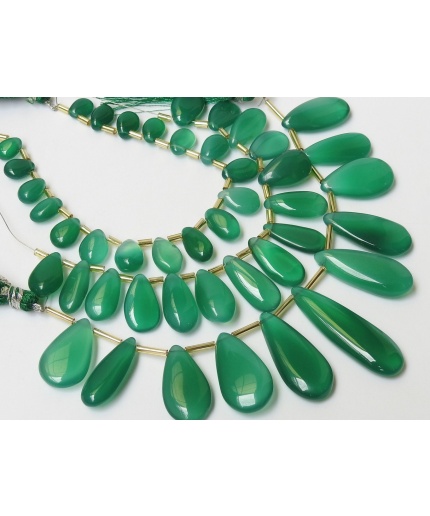 Natural Green Onyx Smooth Teardrops,Drop,Loose Stone,Handmade,For Making Jewelry,Wholesale Price,New Arrival (pme) CY1 | Save 33% - Rajasthan Living