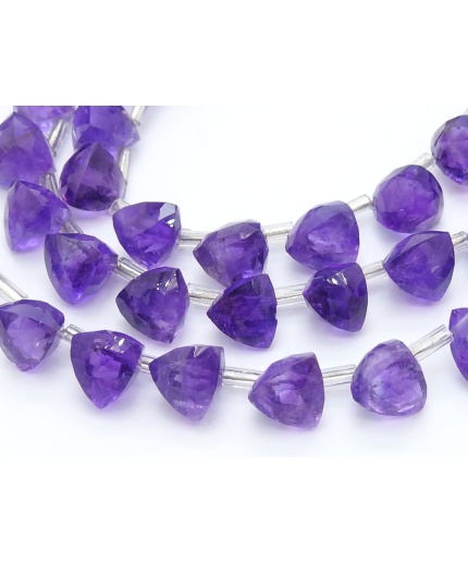 Amethyst Micro Faceted Trillions,Loose Stone,Briolettes,10Pieces Strand 7X7MM Approx,Wholesaler,Supplies,New Arrival,100%Natural PME-BR6 | Save 33% - Rajasthan Living