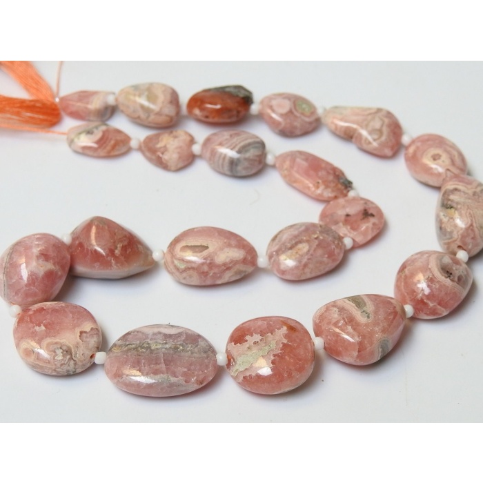 Rhodochrosite Smooth Tumble,Nugget,12Inch Strand 16X14To10X7MM Approx,Wholesale Price,New Arrival,100%Natural | Save 33% - Rajasthan Living 6