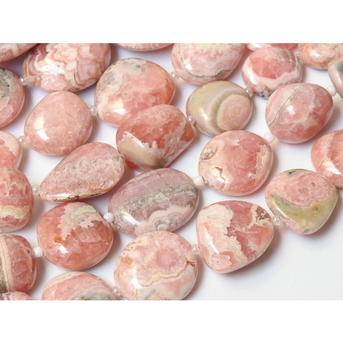 Rhodochrosite Smooth Tumble,Nugget,12Inch Strand 16X14To10X7MM Approx,Wholesale Price,New Arrival,100%Natural | Save 33% - Rajasthan Living 5