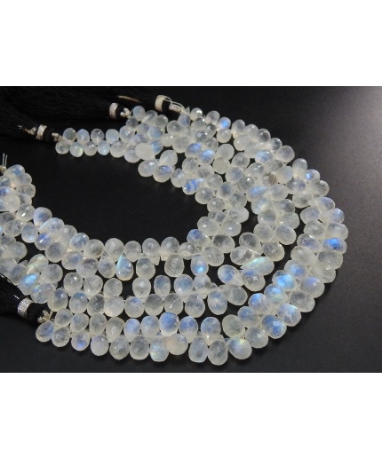 White Rainbow Moonstone Faceted Drop,Teardrop,Loose Bead,Multi Flashy Fire,For Making Jewelry,Wholesaler,Supplies,8Inch 100%Natural PME-BR2 | Save 33% - Rajasthan Living 5