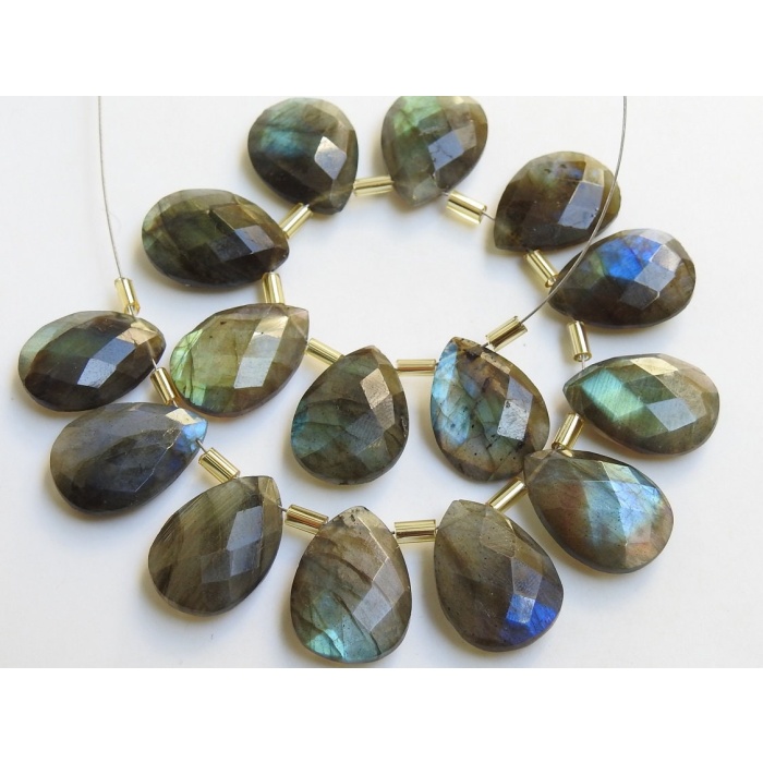 Labradorite faceted Teardrop,Drop,Multi Flashy Fire,Handmade,Loose Stone,For Making Earrings,Jewelry,Wholesaler,Supplies,18X12MM PME-CY3 | Save 33% - Rajasthan Living 8