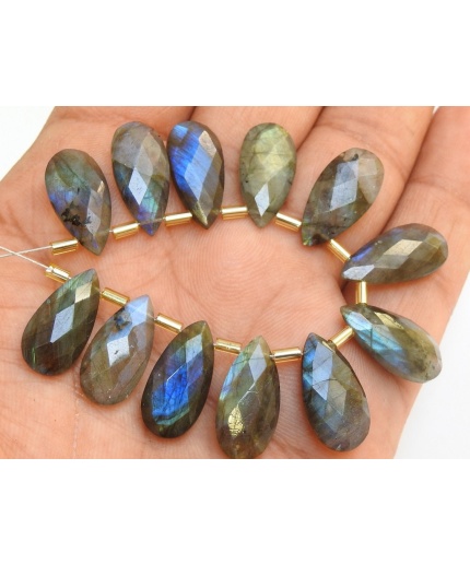 20X10MM,Labradorite Faceted Teardrop,Drop,Multi Flashy Color,Handmade,Loose Stone,Wholesaler,Supplies,100%Natural PME-CY3 | Save 33% - Rajasthan Living