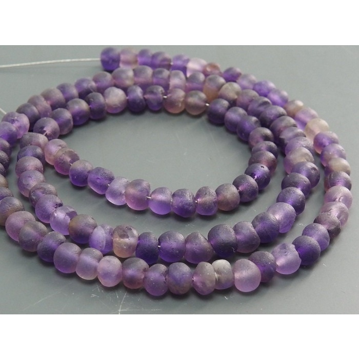 Amethyst Smooth Roundel Bead,Sphere,Ball,Round,Handmade,Matte Polished,Wholesaler,Supplies 16Inch Strand 100%Natural B9 | Save 33% - Rajasthan Living 6