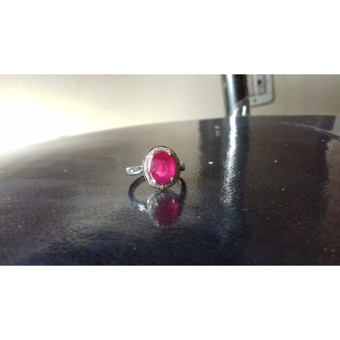Natural Certified Red Ruby Ring 3.00 Carat 925 Sterling Silver Ring For Women (use as gift or for self wearing) | Save 33% - Rajasthan Living 7