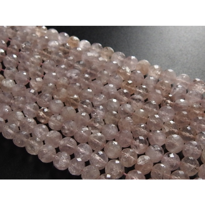Natural Morganite Faceted Sphere Ball Beads,Aquamarine,Round Shape,Handmade,Loose Stone,Wholesale Price,New Arrival 12Inch Strand PME(B1) | Save 33% - Rajasthan Living 7