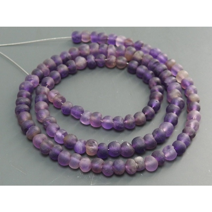 Amethyst Smooth Roundel Bead,Sphere,Ball,Round,Handmade,Matte Polished,Wholesaler,Supplies 16Inch Strand 100%Natural B9 | Save 33% - Rajasthan Living 10